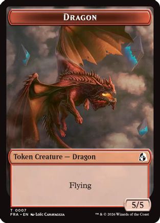 Dragon // Lotus Double-Sided Token  [Reality Fracture]