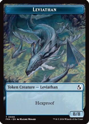 Leviathan // Beast Double-Sided Token  [Reality Fracture]