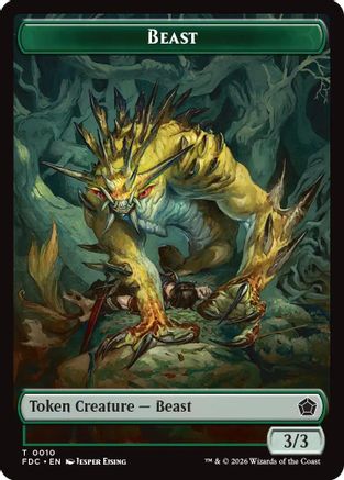 Beast // Phyrexian Beast Double-Sided Token  [Commander: Foundations]