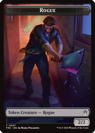 Rogue // Zombie Army Double-Sided Token  [Commander: Reality Fracture] Foil