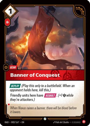 Banner of Conquest (002/167) - Riftbound - [Radiance] Foil