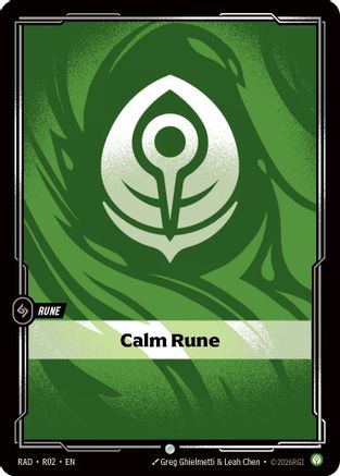 Calm Rune (R02) - Riftbound - [Radiance] Foil