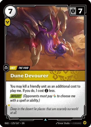 Dune Devourer (125/167) - Riftbound - [Radiance] Foil
