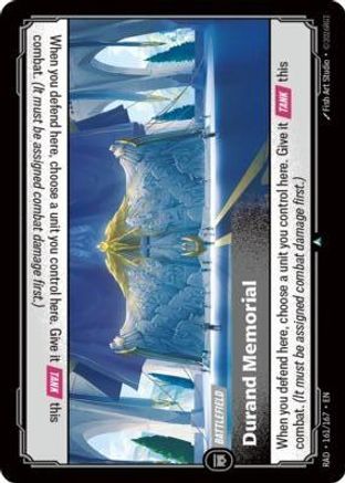 Durand Memorial (161/167) - Riftbound - [Radiance] Foil