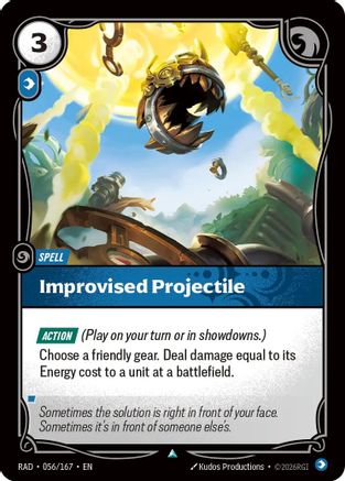 Improvised Projectile (056/167) - Riftbound - [Radiance] Foil