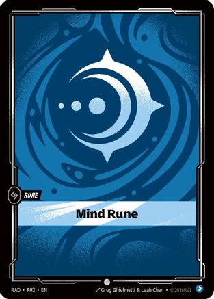 Mind Rune (R03) - Riftbound - [Radiance] Foil