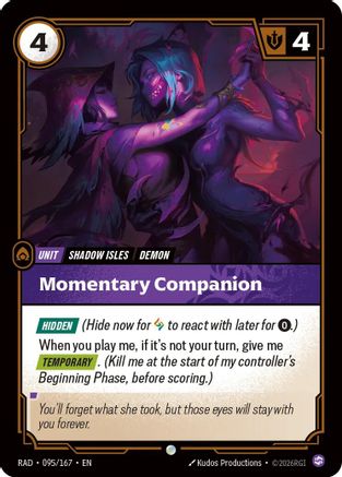 Momentary Companion (095/167) - Riftbound - [Radiance] Foil
