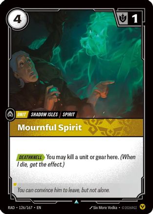 Mournful Spirit (126/167) - Riftbound - [Radiance] Foil