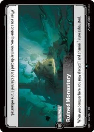 Ruined Monastery (166/167) - Riftbound - [Radiance] Foil