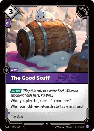 The Good Stuff (106/167) - Riftbound - [Radiance] Foil