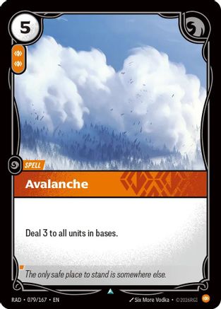 Avalanche (079/167) - Riftbound - [Radiance] Foil