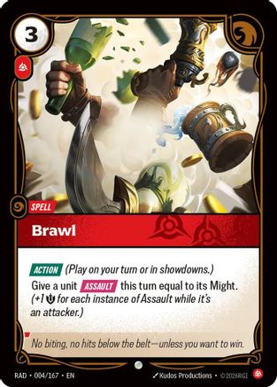Brawl (004/167) - Riftbound - [Radiance] Foil