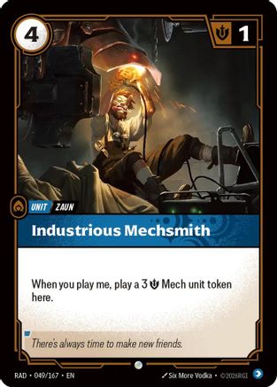Industrious Mechsmith (049/167) - Riftbound - [Radiance] Foil
