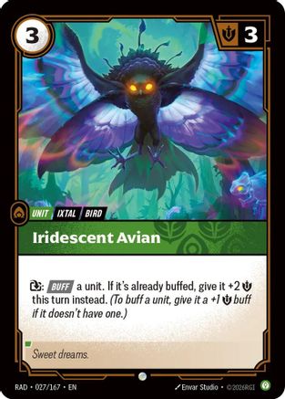 Iridescent Avian (027/167) - Riftbound - [Radiance] Foil