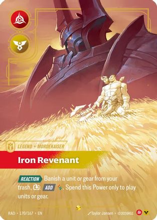 Mordekaiser, Iron Revenant (Overnumbered) (170/167) - Riftbound - [Radiance] Foil