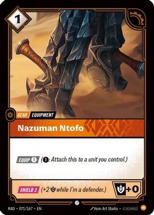 Nazuman Ntofo (071/167) - Riftbound - [Radiance] Foil