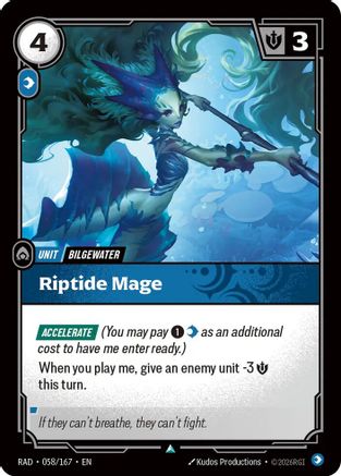 Riptide Mage (058/167) - Riftbound - [Radiance] Foil