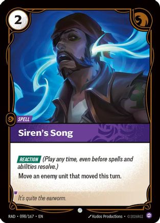 Siren's Song (098/167) - Riftbound - [Radiance] Foil