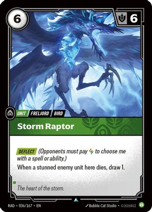 Storm Raptor (036/167) - Riftbound - [Radiance] Foil