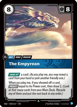 The Empyrean (060/167) - Riftbound - [Radiance] Foil