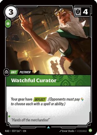 Watchful Curator (037/167) - Riftbound - [Radiance] Foil