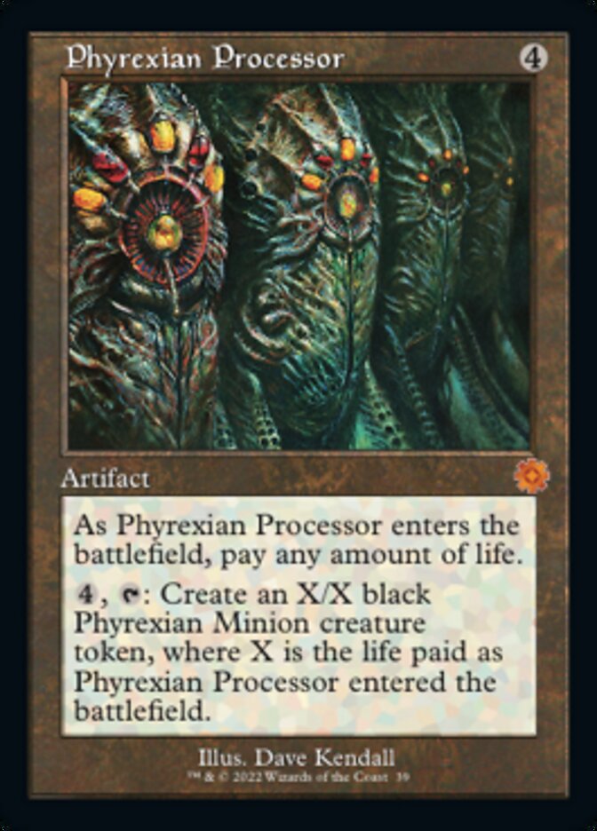 Phyrexian Processor (Retro) [The Brothers' War Retro Artifacts] Foil