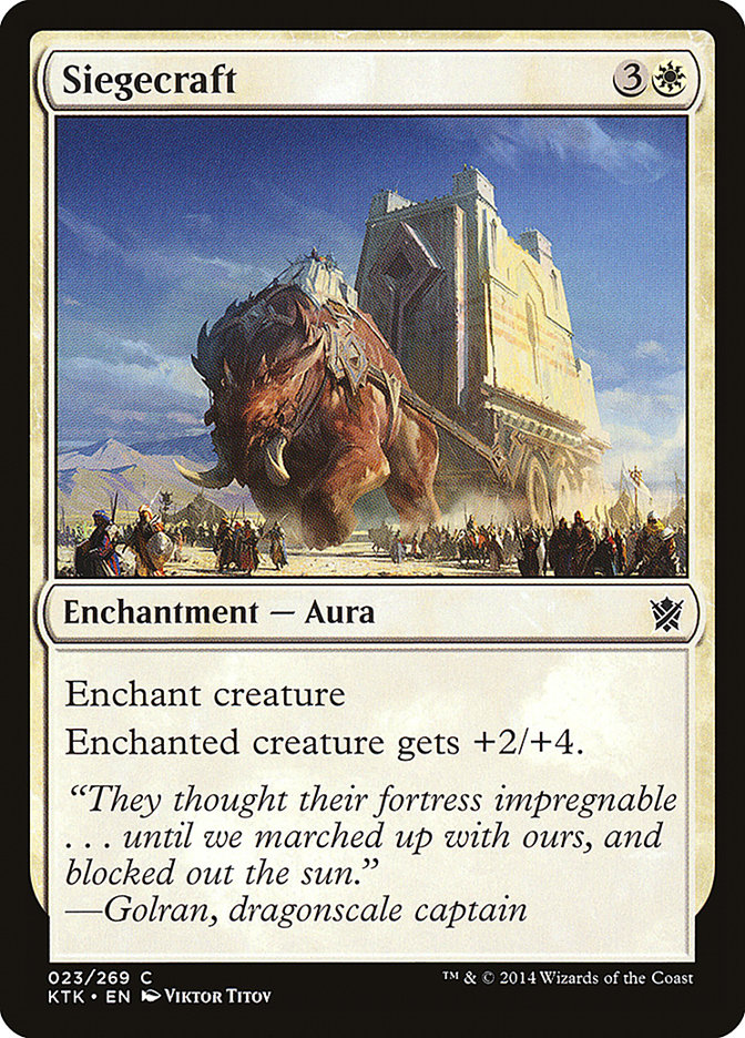 Siegecraft [Khans of Tarkir] Foil