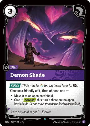 Demon Shade (102/167) - Riftbound - [Radiance]