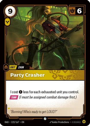Party Crasher (122/167) - Riftbound - [Radiance]