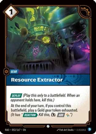 Resource Extractor (052/167) - Riftbound - [Radiance]