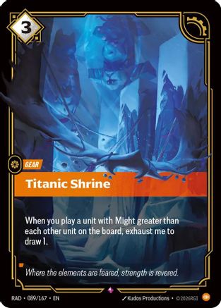 Titanic Shrine (089/167) - Riftbound - [Radiance] Foil