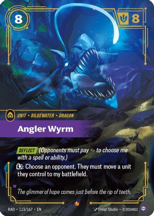 Angler Wyrm (113/167) - Riftbound - [Radiance] Foil