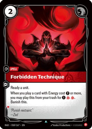 Forbidden Technique (010/167) - Riftbound - [Radiance]