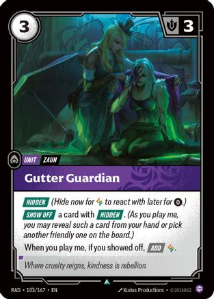Gutter Guardian (103/167) - Riftbound - [Radiance]