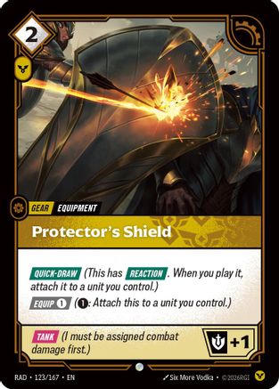 Protector's Shield (123/167) - Riftbound - [Radiance]