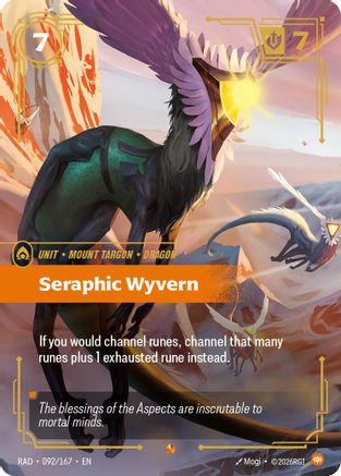 Seraphic Wyvern (092/167) - Riftbound - [Radiance] Foil
