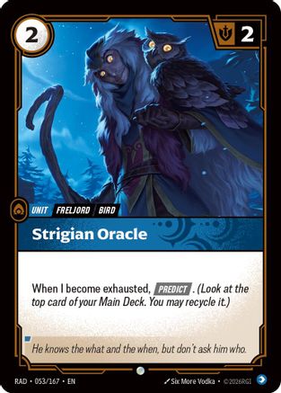 Strigian Oracle (053/167) - Riftbound - [Radiance] Foil