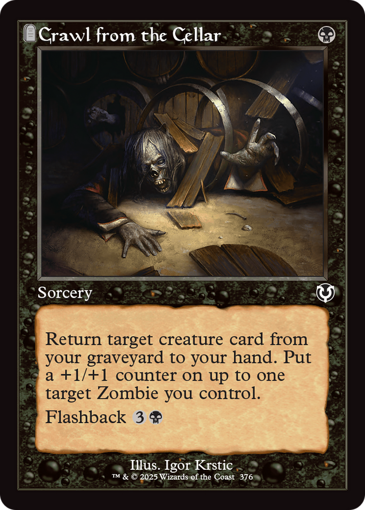 Crawl from the Cellar (Retro Frame) [Innistrad Remastered] Foil