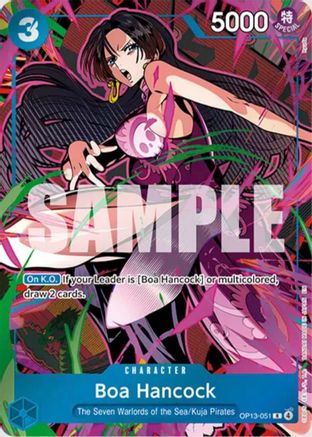 Boa Hancock (OP13-051) (Mini Case Set Vol. 3 Ryuda Artwork) (OP13-051) - [One Piece Promotion Cards] Foil