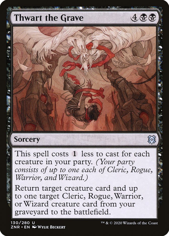 Thwart the Grave [Zendikar Rising] Foil