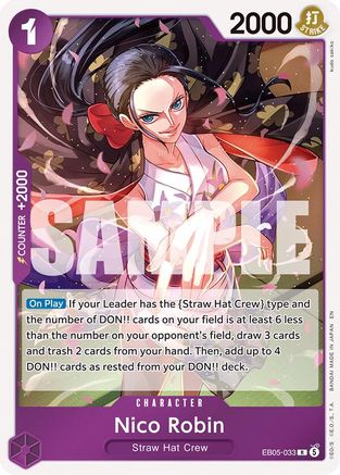 Nico Robin (033) (EB05-033) - [Extra Booster: One Piece Heroines Edition Vol. 2] Foil