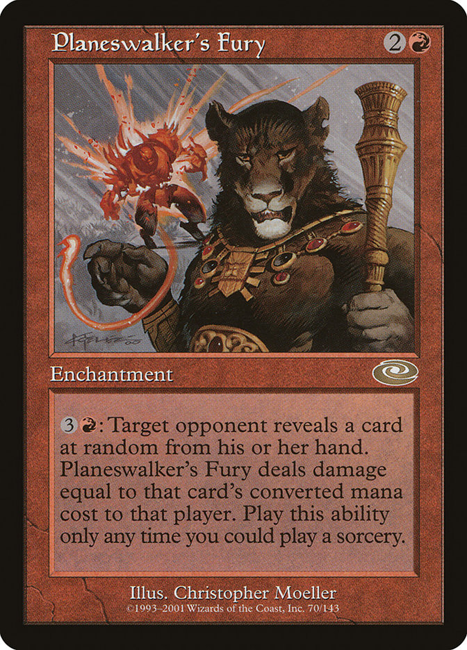 Planeswalker's Fury [Planeshift] Foil
