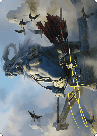 Skybeast Tracker // Skybeast Tracker  [Wilds of Eldraine Art Series] (Borderless) Foil