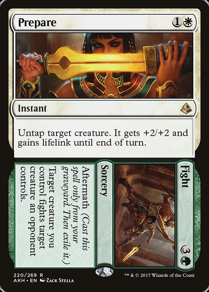 Prepare // Fight [Amonkhet] Foil