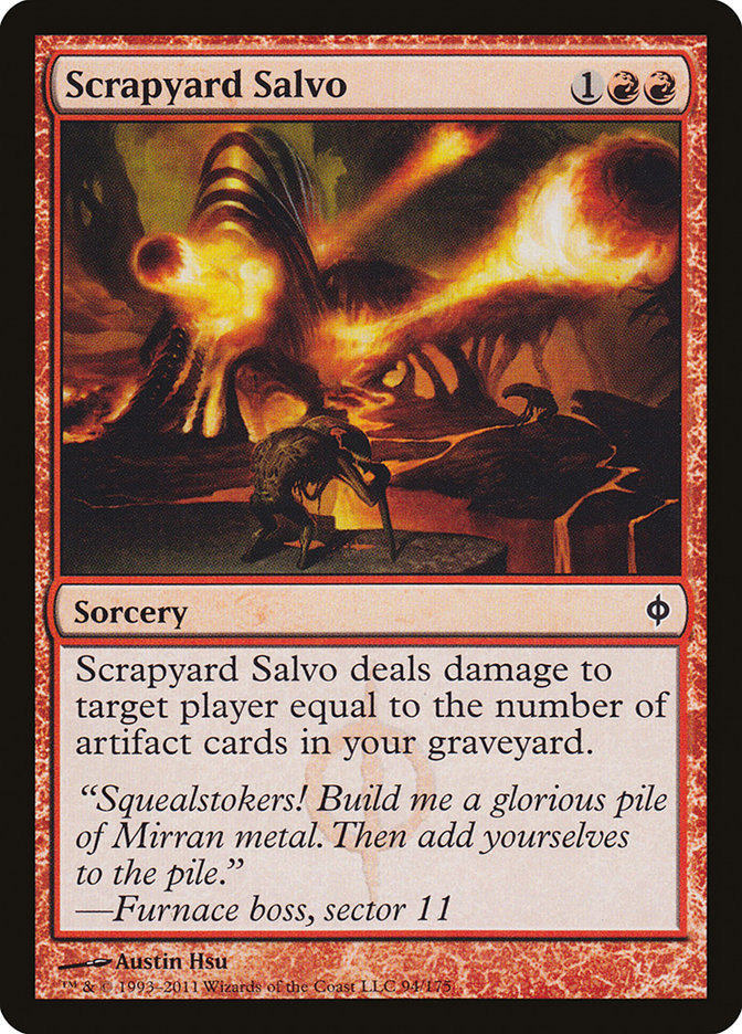 Scrapyard Salvo [New Phyrexia] Foil