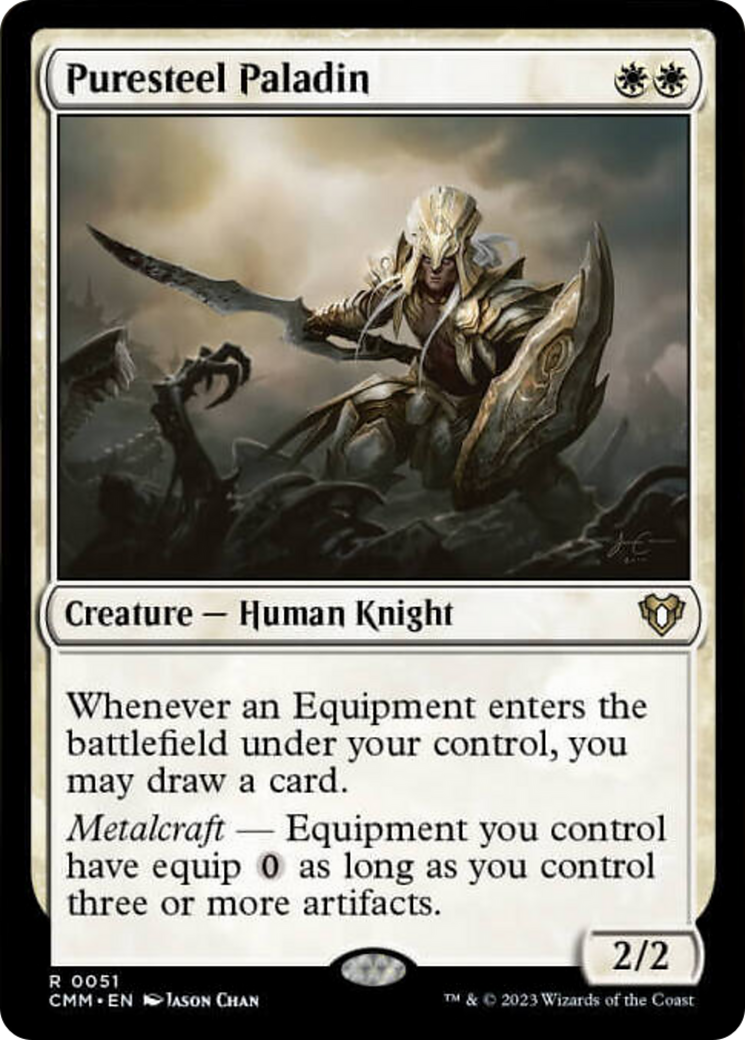 Puresteel Paladin [Commander Masters] Foil