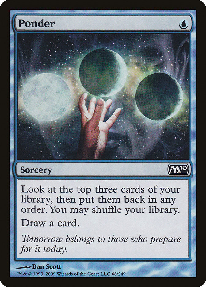 Ponder [Magic 2010] Foil