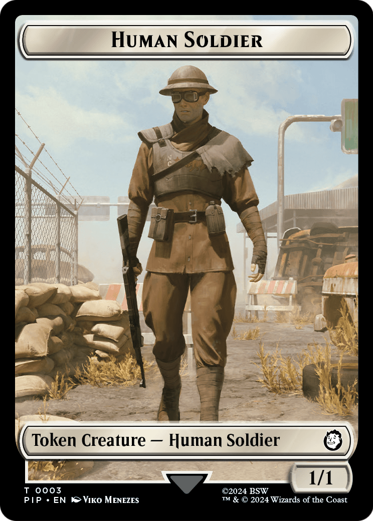 Human Soldier  [Fallout Tokens] Foil