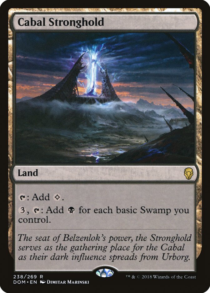 Cabal Stronghold [Dominaria] Foil