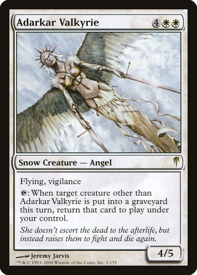 Adarkar Valkyrie [Coldsnap] Foil